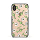 Personalised Eye Candy Halloween Apple iPhone Xs Impact Case Black Edge on Gold Phone