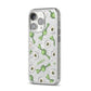 Personalised Eye Candy Halloween iPhone 14 Pro Glitter Tough Case Silver Angled Image