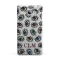 Personalised Eyes Initials Clear Samsung Galaxy A7 2015 Case