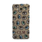 Personalised Eyes Initials Clear Samsung Galaxy A8 Case