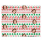 Personalised Face Nordic Christmas Personalised Wrapping Paper Alternative