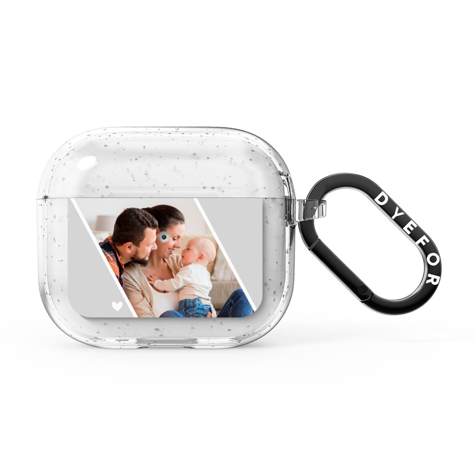 Personalised Family Portrait AirPods Glitter Case 3rd Gen