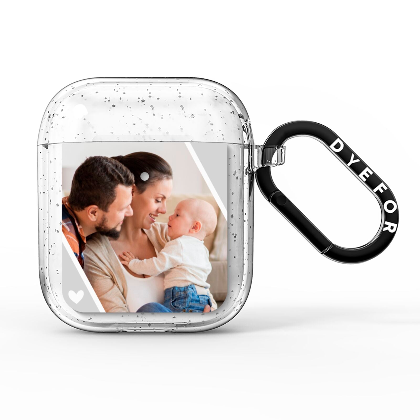 Personalised Family Portrait AirPods Glitter Case