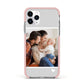 Personalised Family Portrait Apple iPhone 11 Pro in Silver with Pink Impact Case