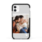 Personalised Family Portrait Apple iPhone 11 in White with Black Impact Case
