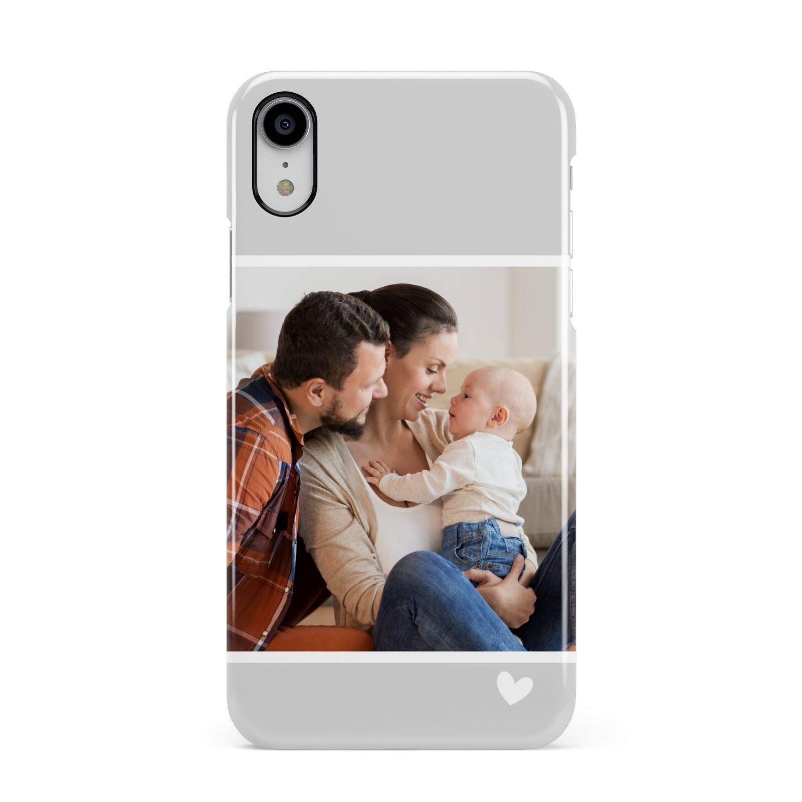 Personalised Family Portrait Apple iPhone XR White 3D Snap Case