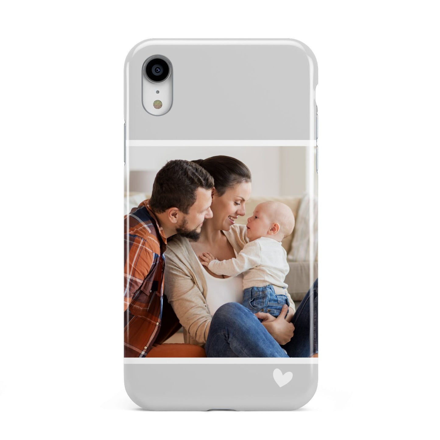 Personalised Family Portrait Apple iPhone XR White 3D Tough Case