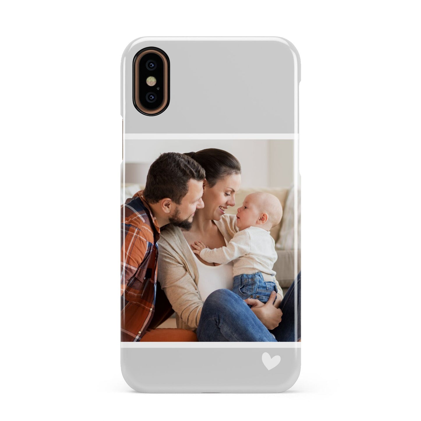 Personalised Family Portrait Apple iPhone XS 3D Snap Case