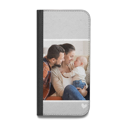 Personalised Family Portrait Vegan Leather Flip Samsung Case