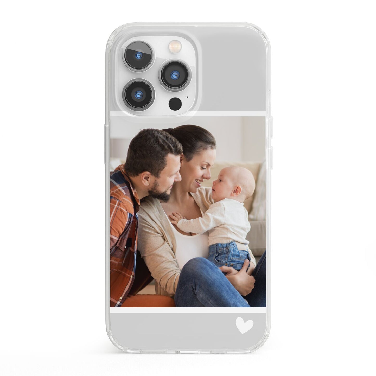 Personalised Family Portrait iPhone 13 Pro Clear Bumper Case