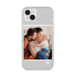 Personalised Family Portrait iPhone 14 Plus Glitter Tough Case Starlight