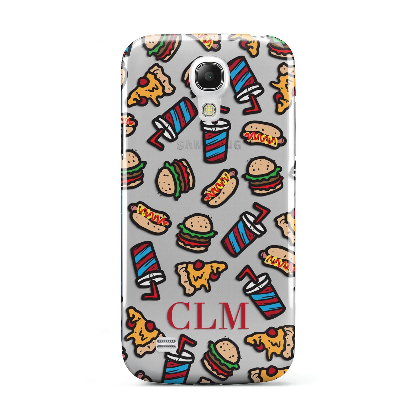 Personalised Fast Food Initials Samsung Galaxy S4 Mini Case