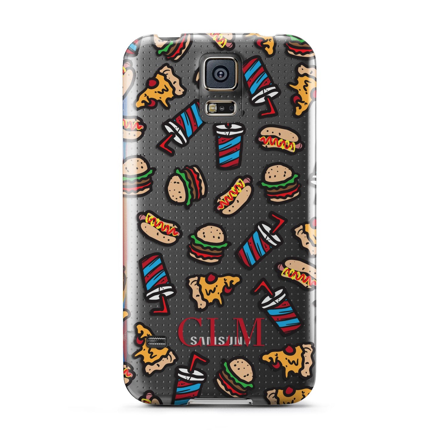 Personalised Fast Food Initials Samsung Galaxy S5 Case