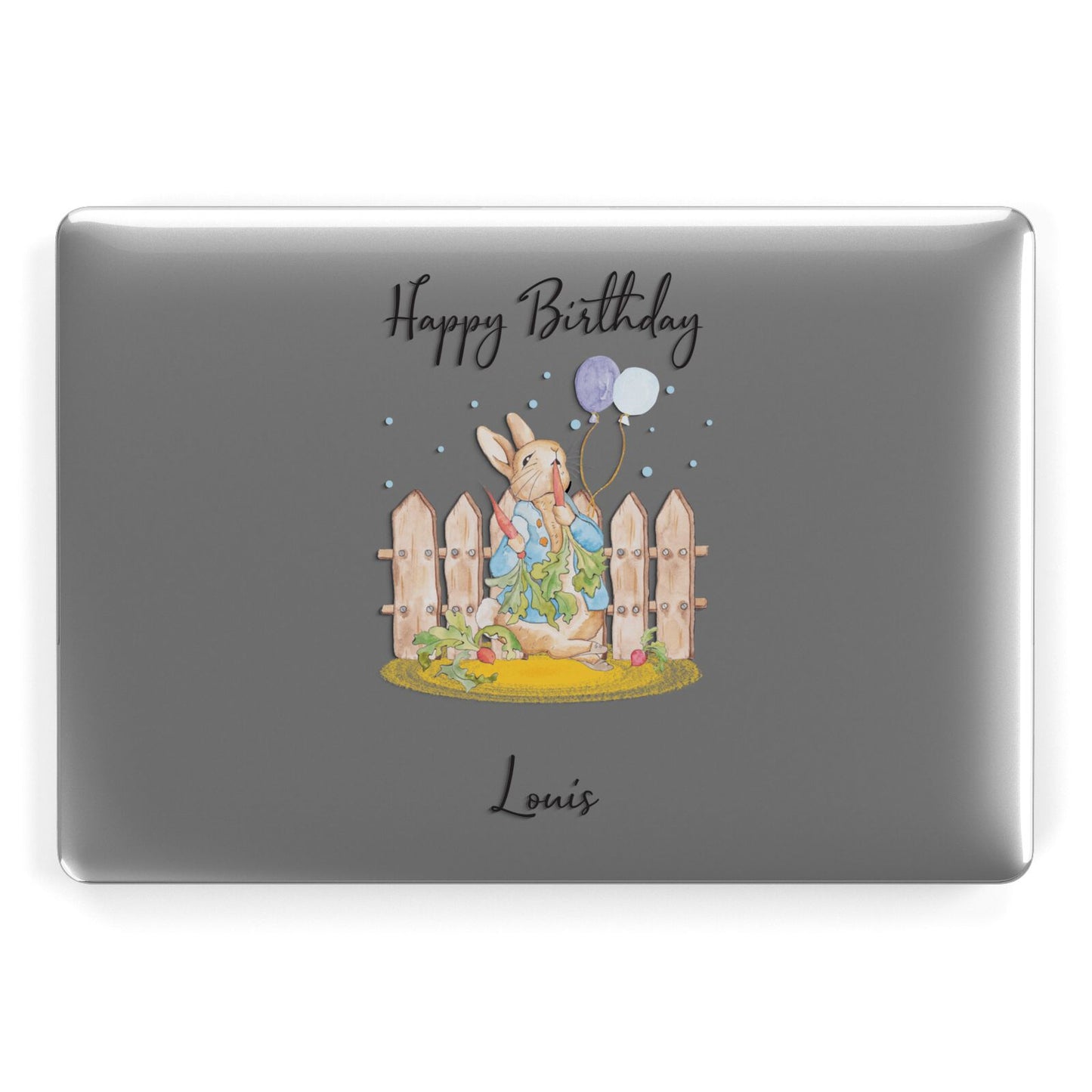 Personalised Father s Day Rabbit Apple MacBook Case
