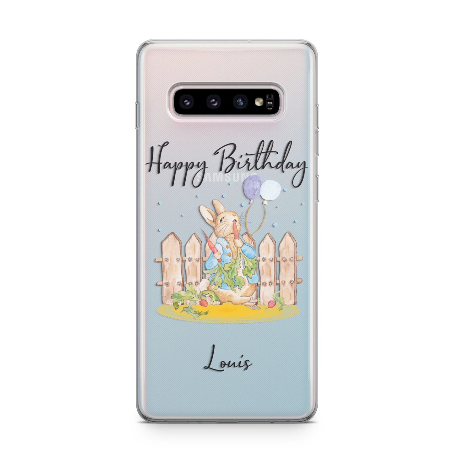 Personalised Father s Day Rabbit Samsung Galaxy S10 Plus Case