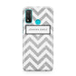 Personalised Faux Glitter Custom Name Initials Huawei P Smart 2020