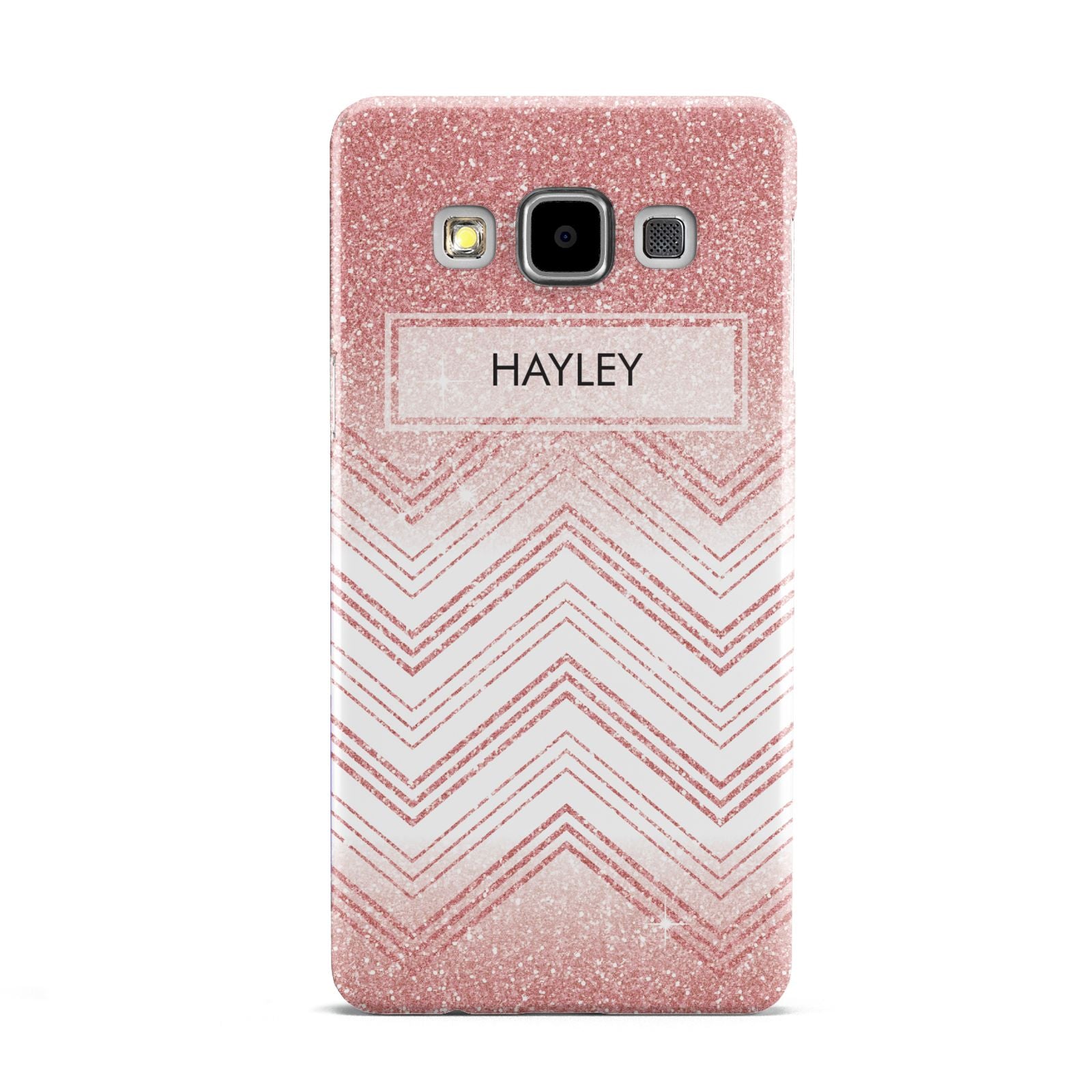Personalised Faux Glitter Effect Name Initials Samsung Galaxy A5 Case