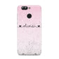 Personalised Faux Glitter Marble Name Huawei Nova 2s Phone Case