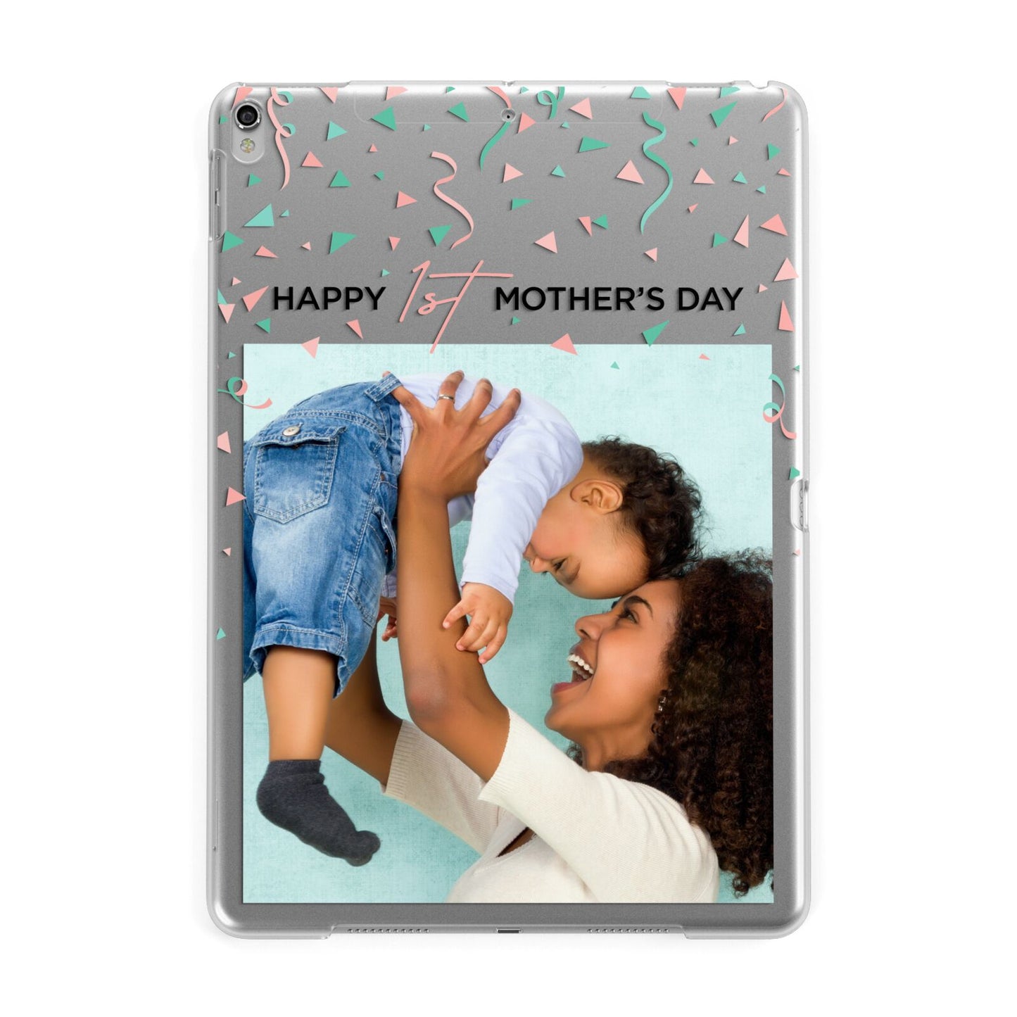 Personalised First Mothers Day Apple iPad Silver Case