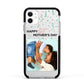 Personalised First Mothers Day Apple iPhone 11 in White with Black Impact Case