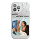 Personalised First Mothers Day iPhone 13 Pro Max TPU Impact Case with White Edges