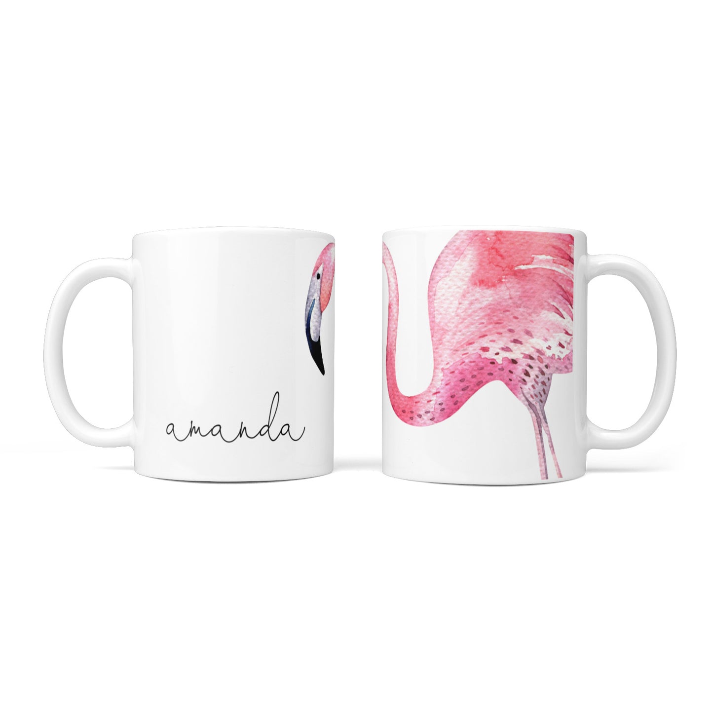 Personalised Flamingo 10oz Mug Alternative Image 3