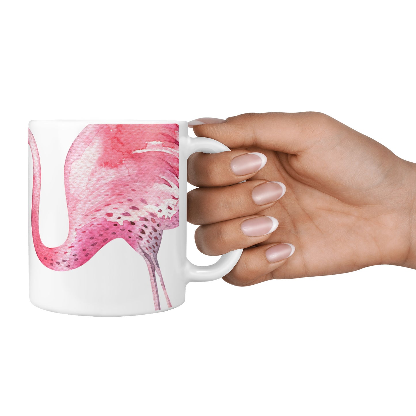 Personalised Flamingo 10oz Mug Alternative Image 4