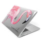 Personalised Flamingo Apple MacBook Case Side View