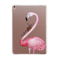 Personalised Flamingo Apple iPad Rose Gold Case