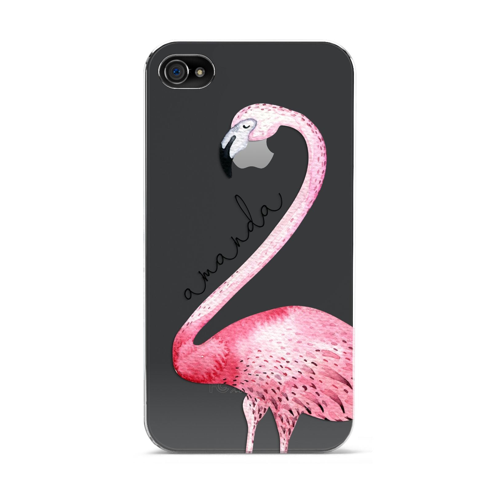 Personalised Flamingo Apple iPhone 4s Case