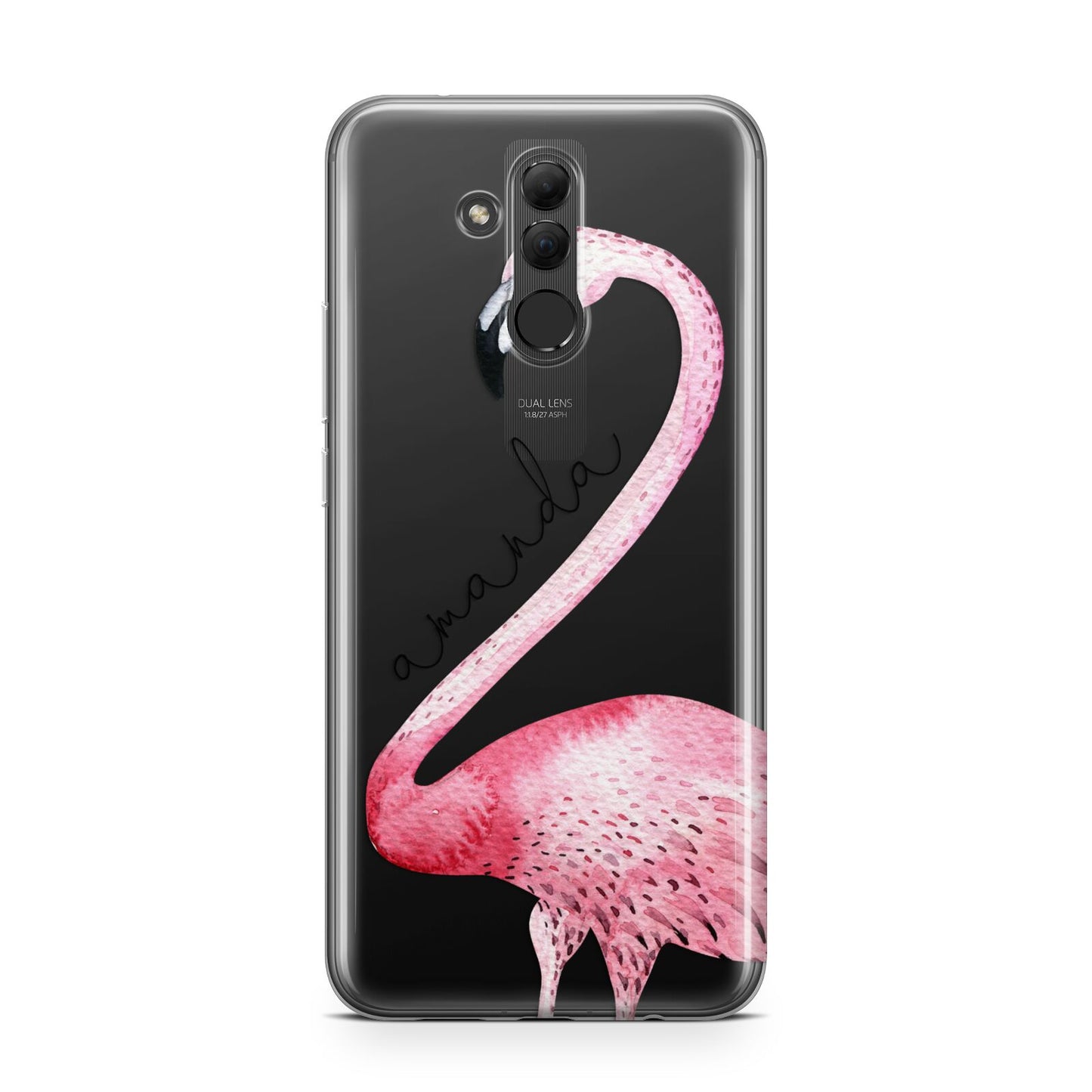 Personalised Flamingo Huawei Mate 20 Lite