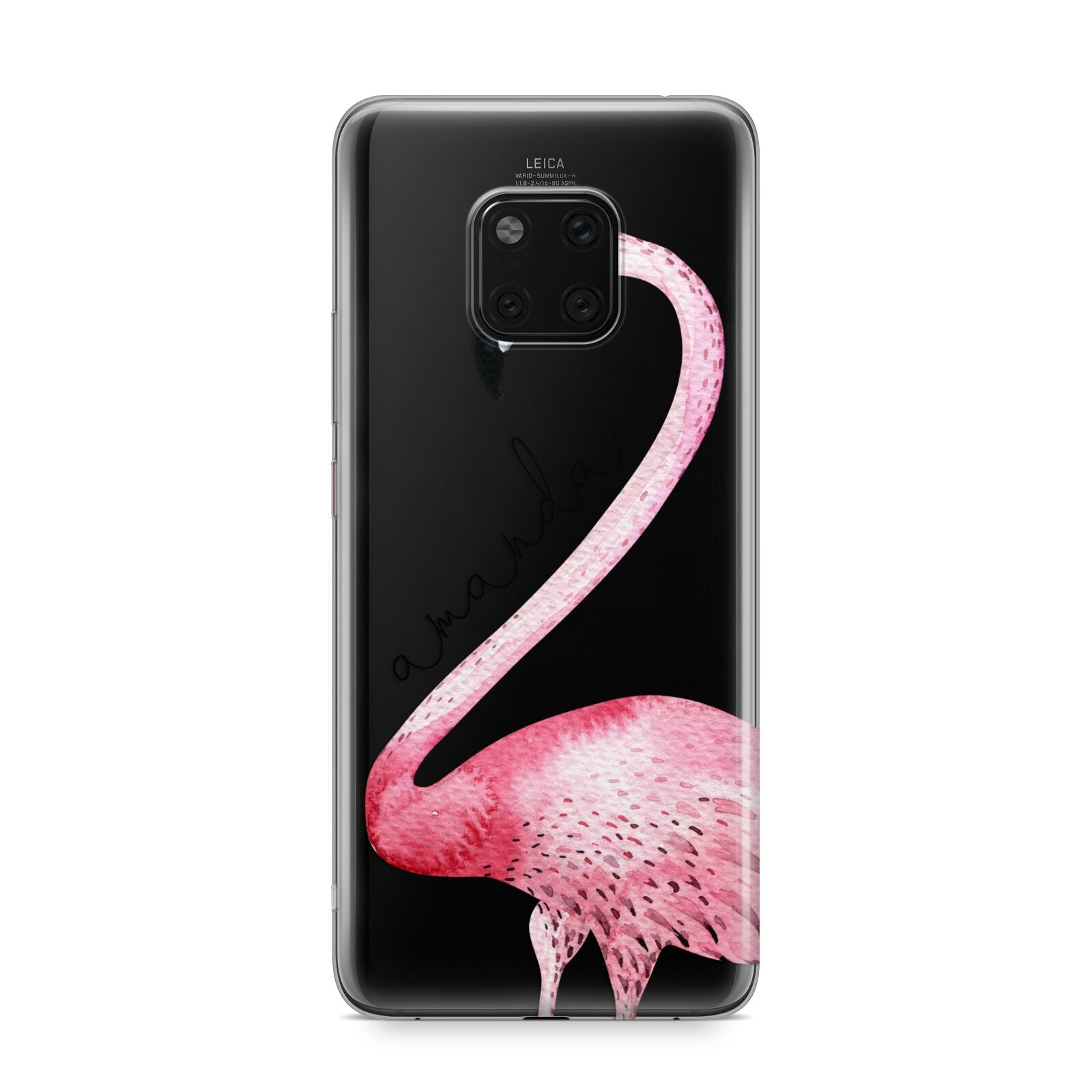 Personalised Flamingo Huawei Mate 20 Pro Phone Case