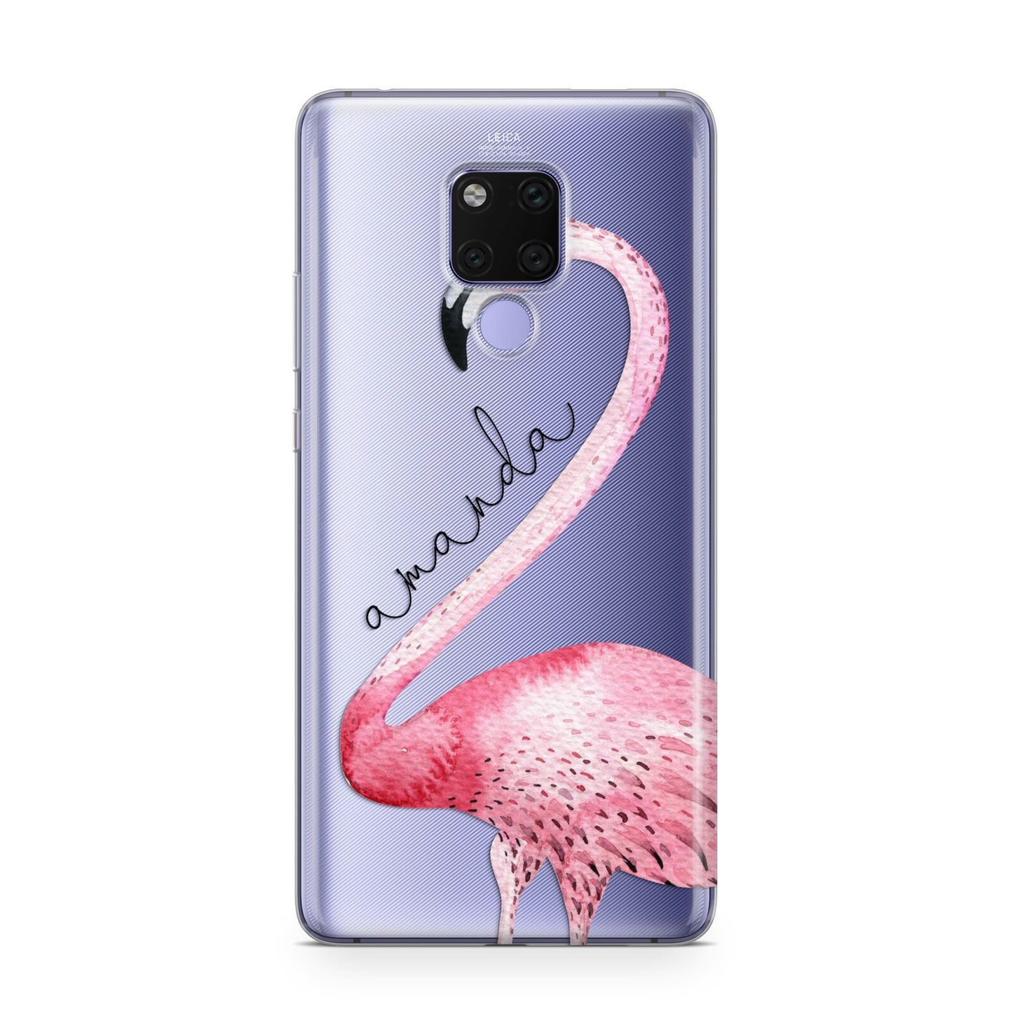 Personalised Flamingo Huawei Mate 20X Phone Case