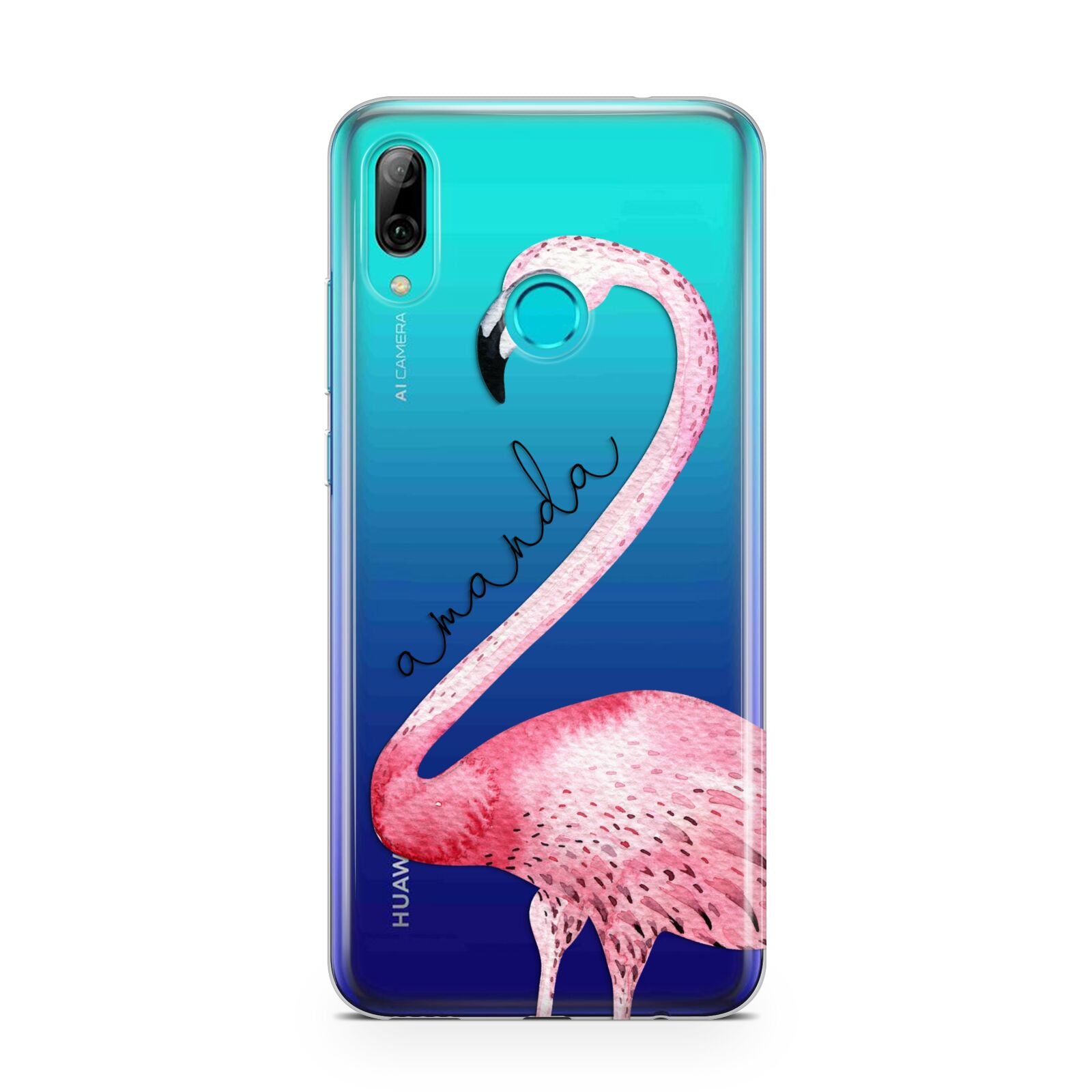 Personalised Flamingo Huawei P Smart 2019 Case
