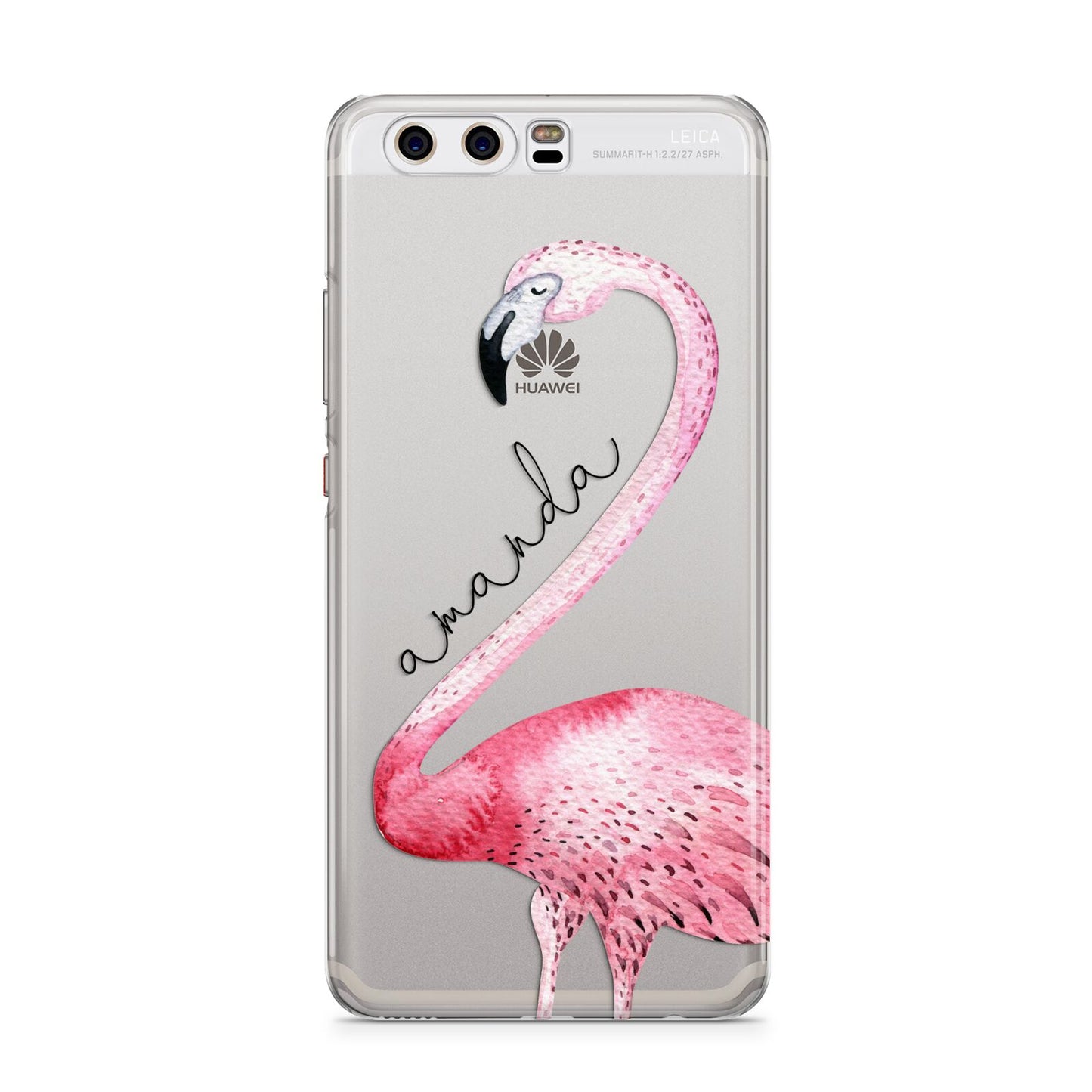 Personalised Flamingo Huawei P10 Phone Case