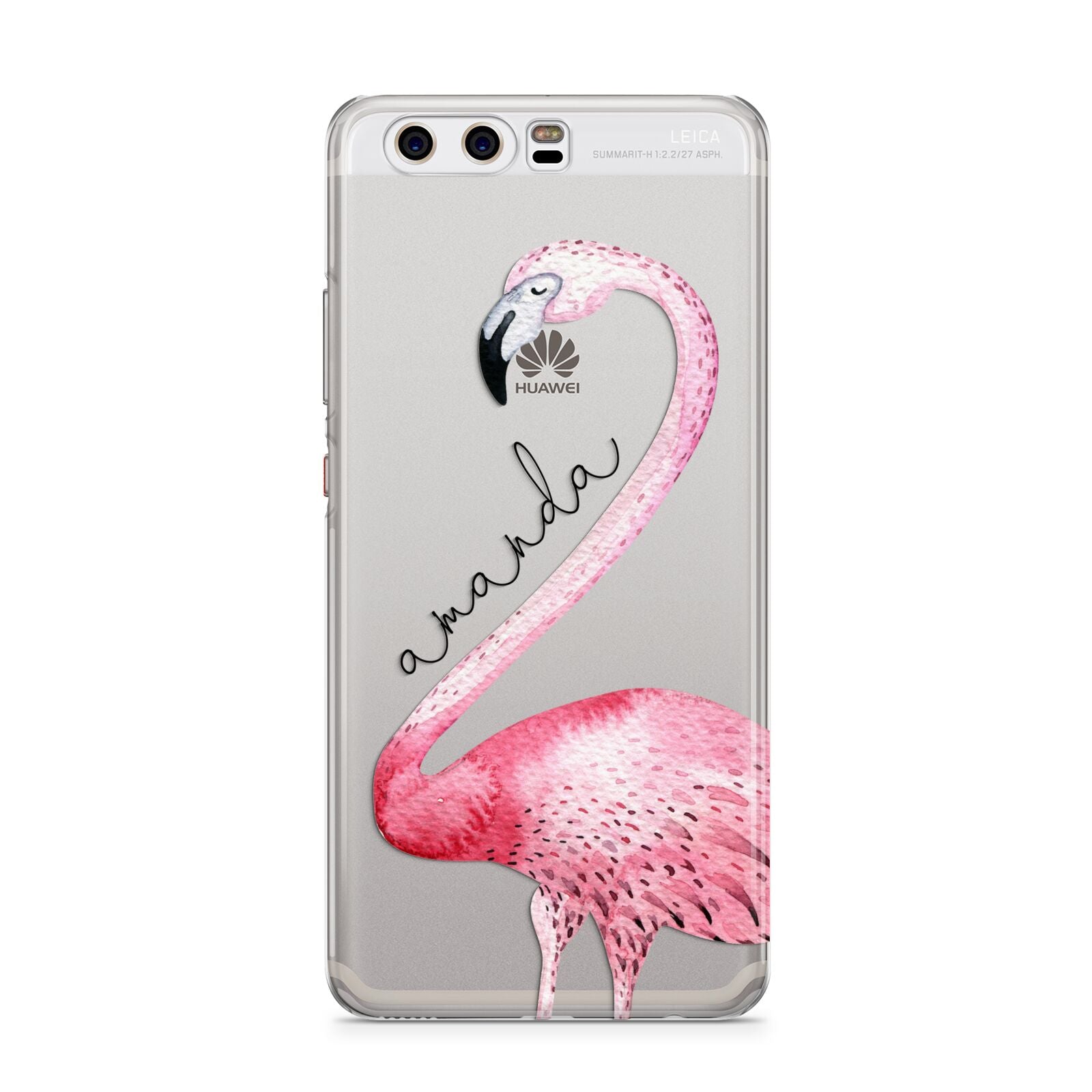 Personalised Flamingo Huawei P10 Phone Case
