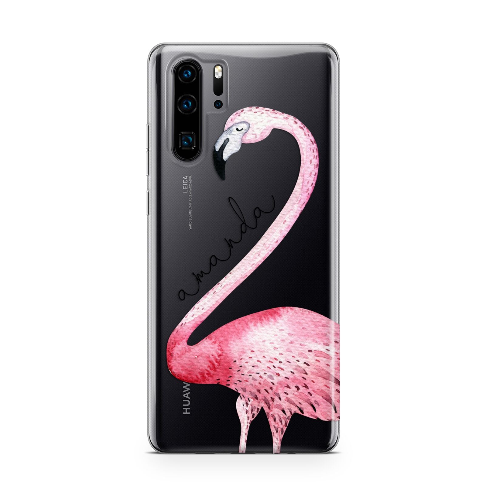 Personalised Flamingo Huawei P30 Pro Phone Case