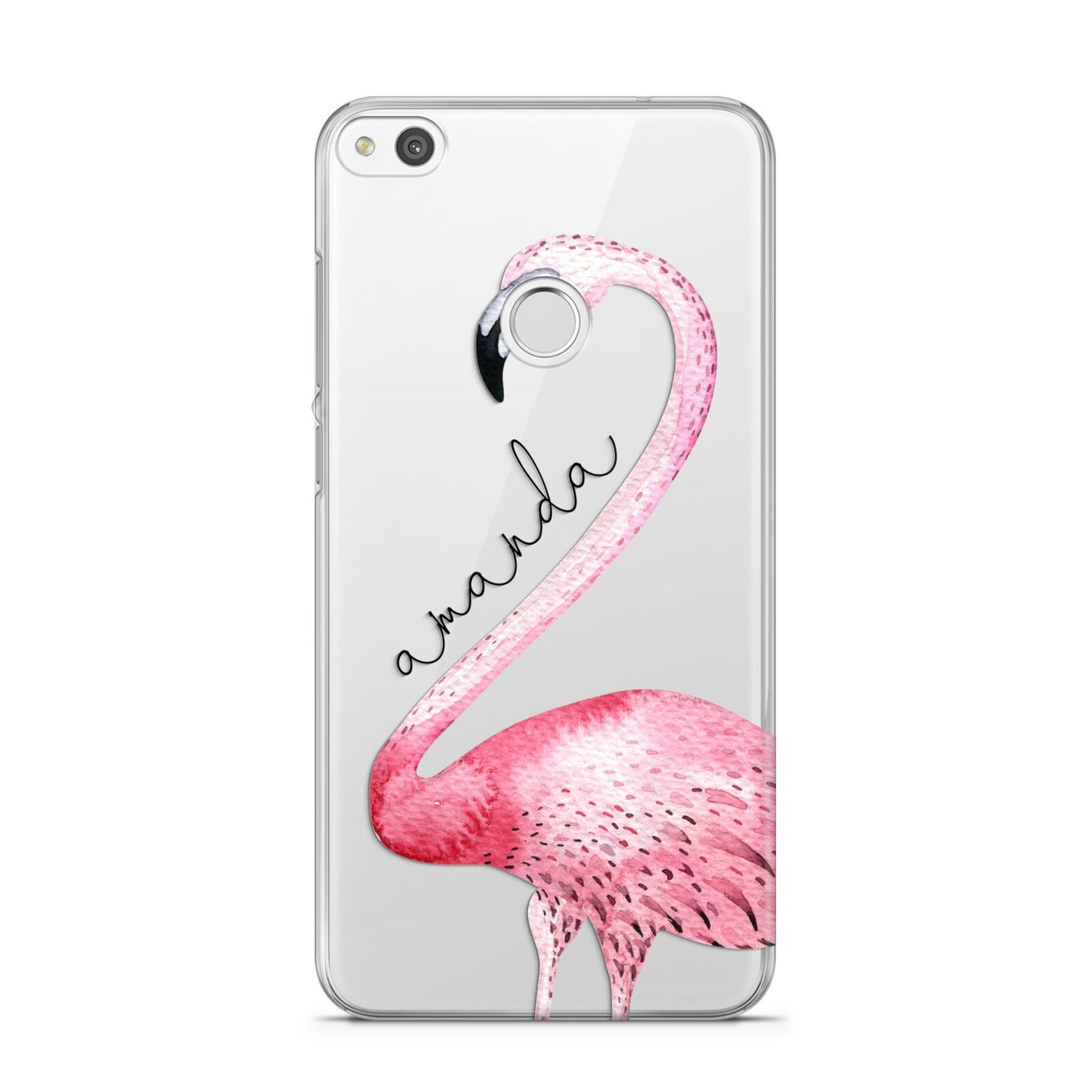 Personalised Flamingo Huawei P8 Lite Case