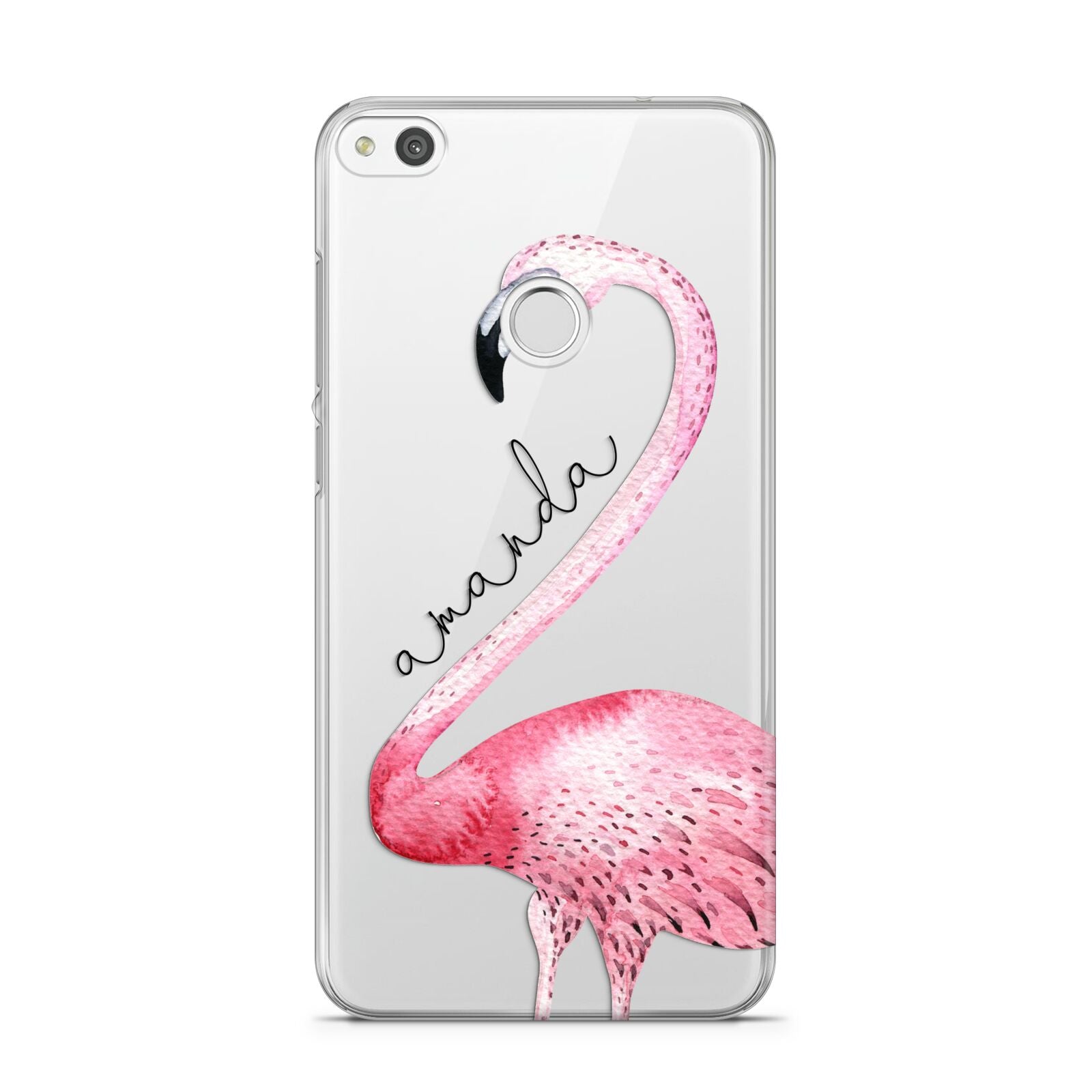 Personalised Flamingo Huawei P8 Lite Case