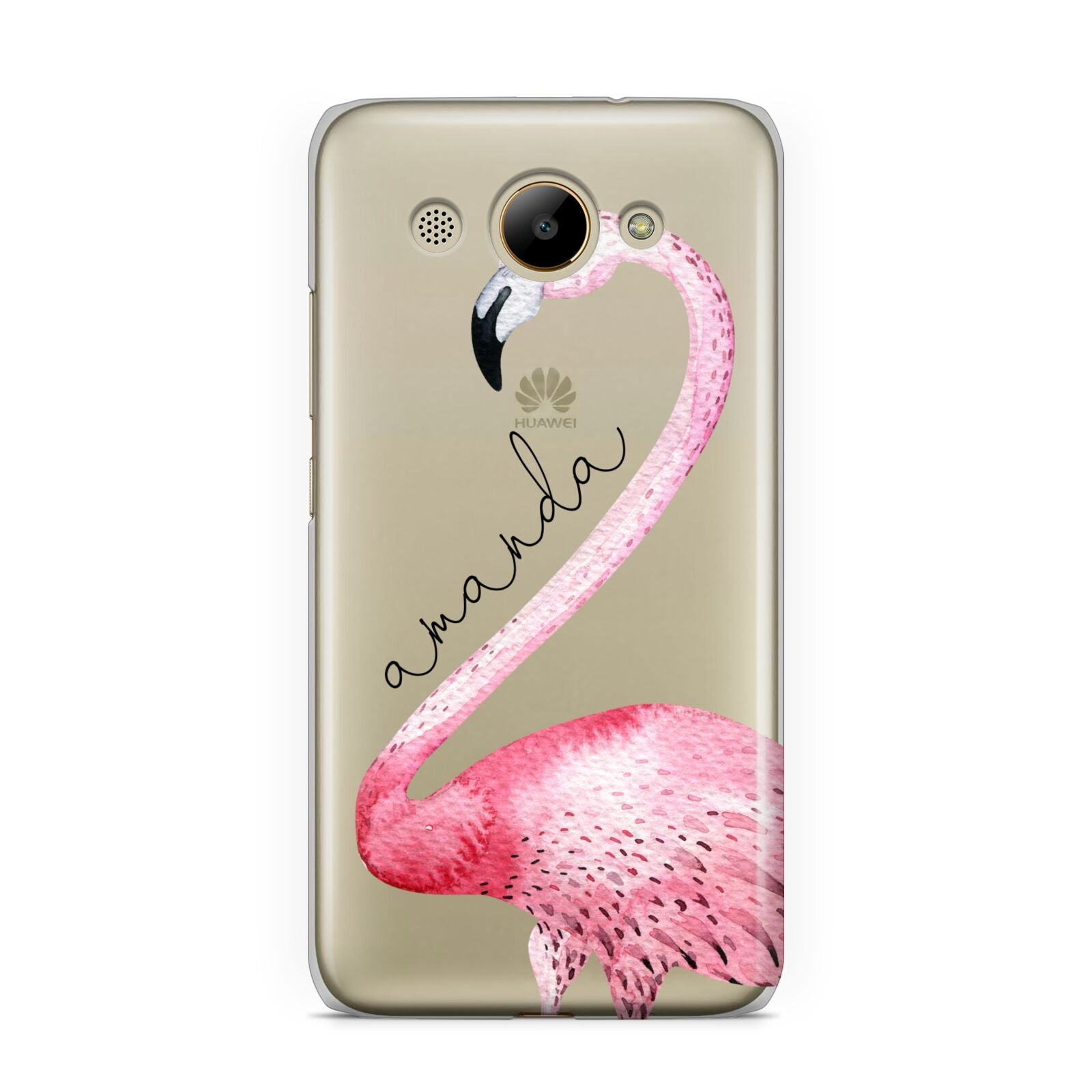 Personalised Flamingo Huawei Y3 2017