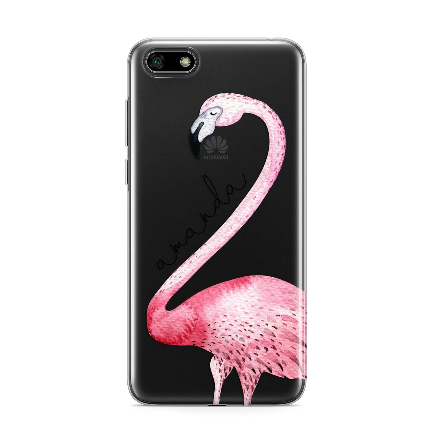 Personalised Flamingo Huawei Y5 Prime 2018 Phone Case