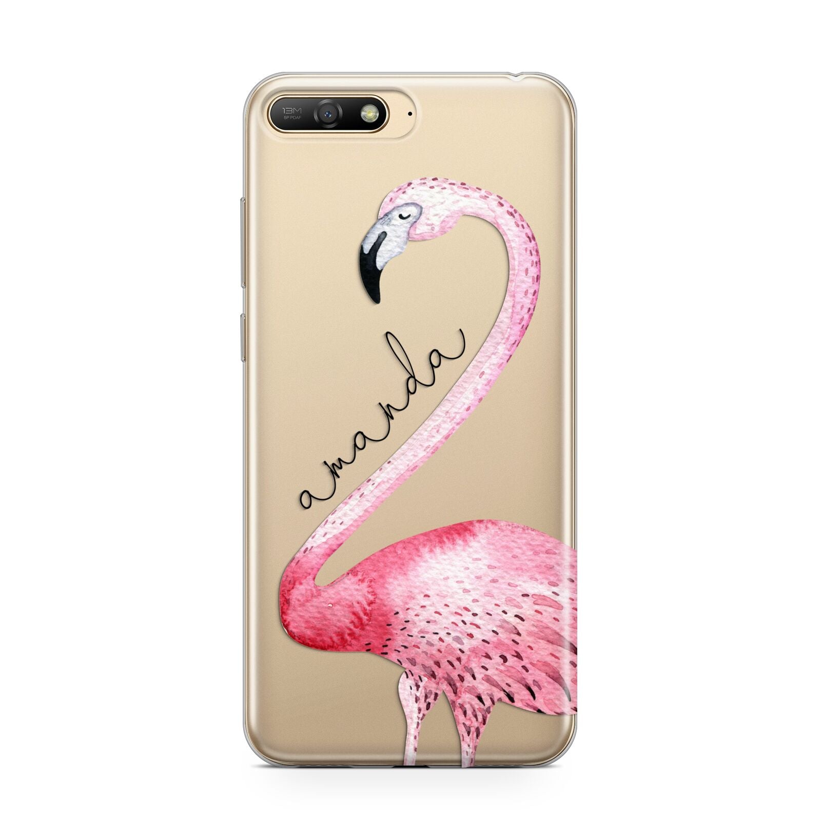 Personalised Flamingo Huawei Y6 2018