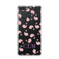 Personalised Flamingo Initials Clear Huawei Y9 2018