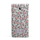 Personalised Flamingo Initials Clear Samsung Galaxy A7 2015 Case
