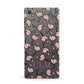 Personalised Flamingo Initials Clear Sony Xperia Case