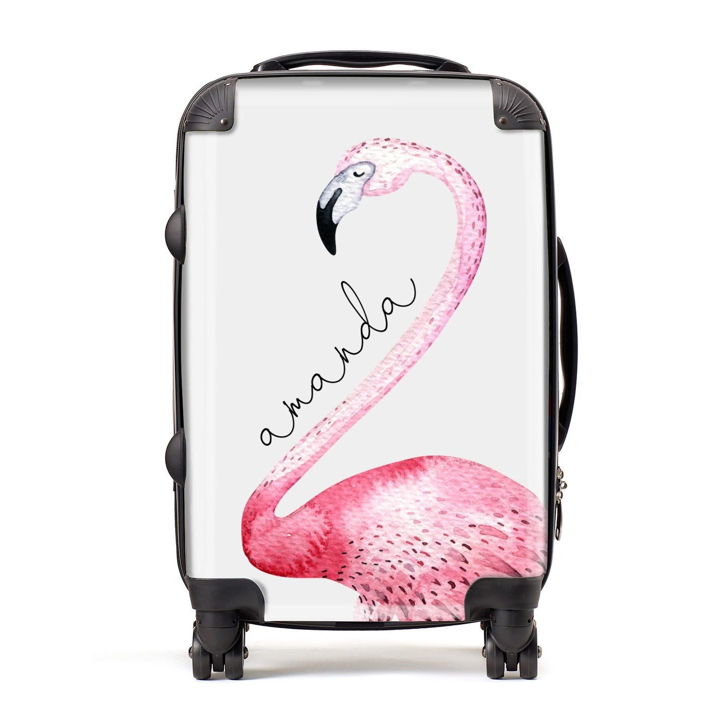 Personalised Flamingo Suitcase