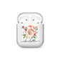 Personalised Floral AirPods Case