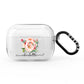 Personalised Floral AirPods Pro Clear Case