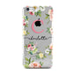 Personalised Floral Apple iPhone 5c Case