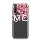 Personalised Floral Blossom Black Pink Huawei Enjoy 10s Phone Case